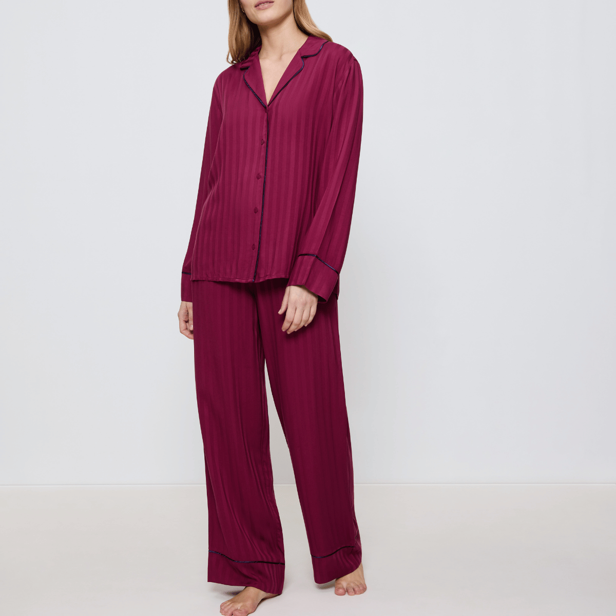 Triumph Amourette pyjamas, bordeaux - 10225073 - 6926 - Sweet Marsala