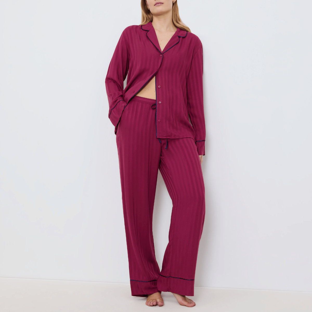 Triumph Amourette pyjamas, bordeaux - 10225073 - 6926 - Sweet Marsala