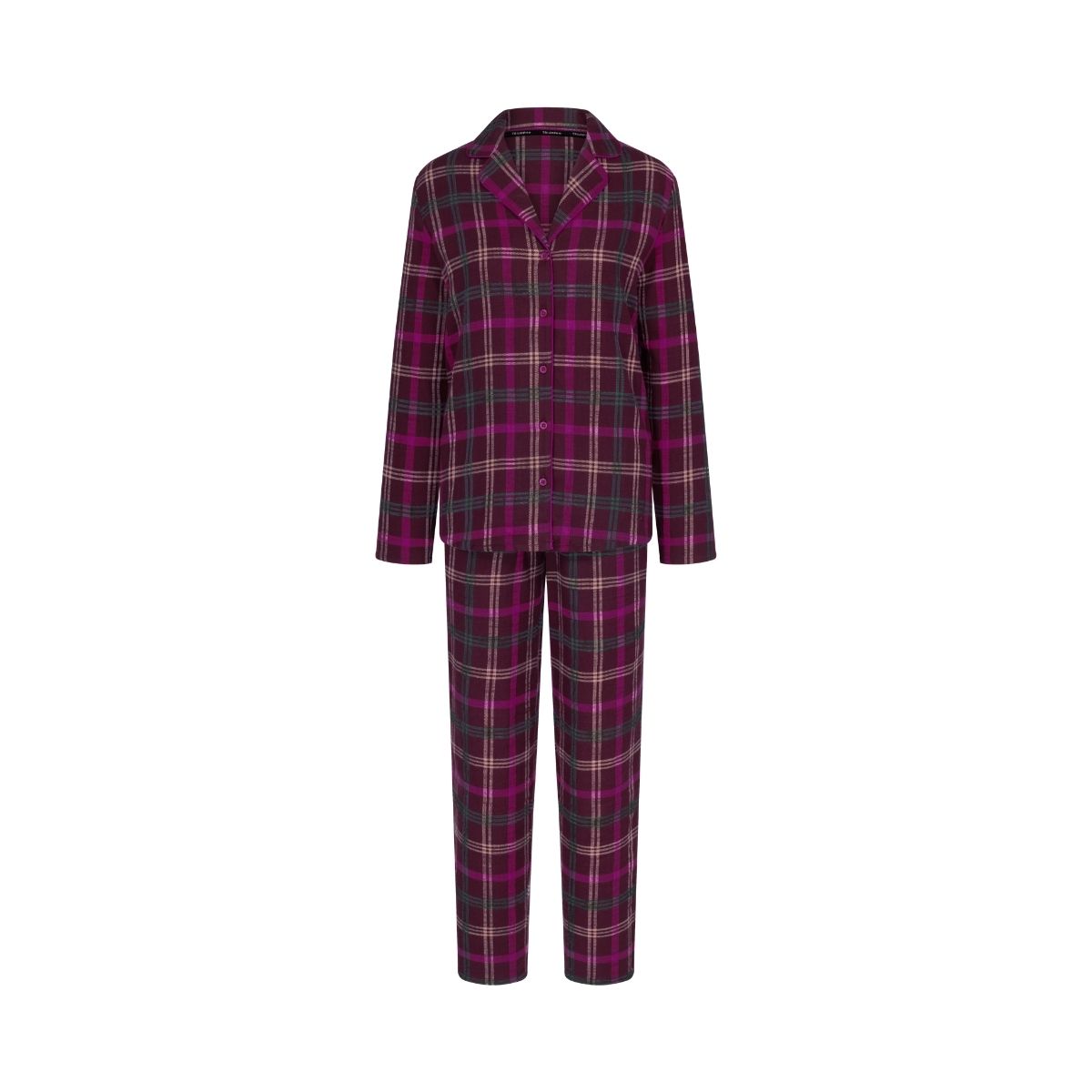 Triumph Boyfriend pyjamas, rød - 10225075 - M006 - Red Dark Combination