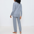 Triumph Endless Comfort pyjamas, blå - 10225080 - M007 - Blue