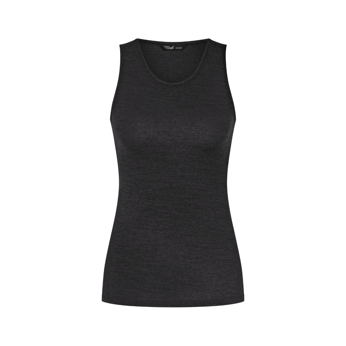 Triumph Beauty Layers uldundertrøje, sort - 10225621 - 0004 - Black