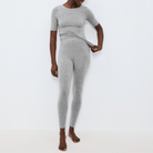 Triumph Beauty Layers uldleggings, grå - 10225658 - M033 - Medium Grey Melange