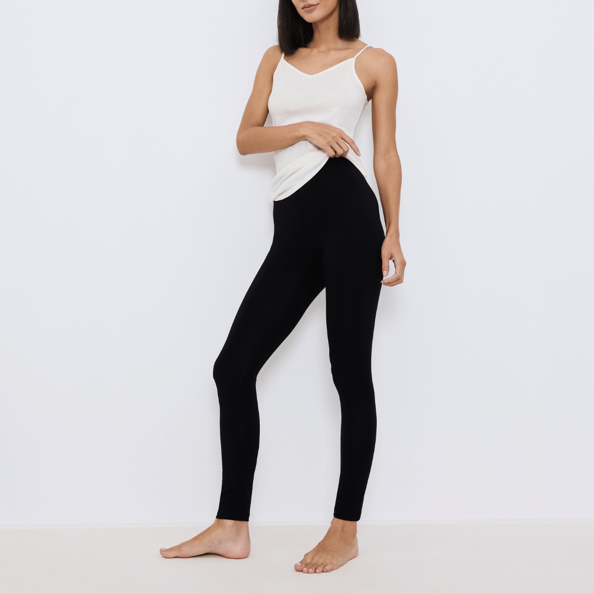 Triumph Beauty Layers uldleggings, sort - 10225658 - 0004 - Black