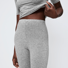 Triumph Beauty Layers uldleggings, grå - 10225658 - M033 - Medium Grey Melange