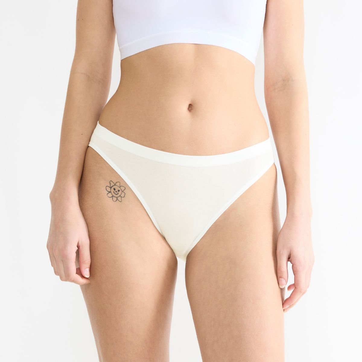 Sloggi Go Sense 2-pak tai trusse, hvid - 10225668 - 00GZ - Silk White