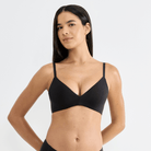 Sloggi Zero Feel Pure push-up BH, sort - 10226693 - 0004 - Black