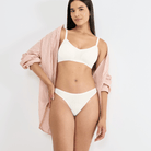 Sloggi Zero Feel Pure g-streng, hvid - 10226702 - 00GZ - Silk White