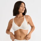 Sloggi Zero Feel Bliss push-up BH, hvid - 10226744 - 00GZ - Silk White