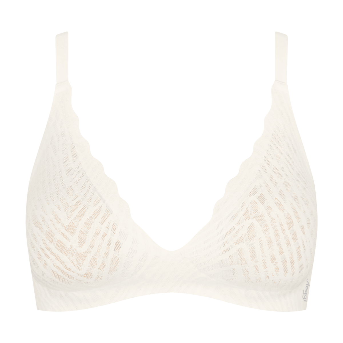 Sloggi Zero Feel Bliss push-up BH, hvid - 10226744 - 00GZ - Silk White