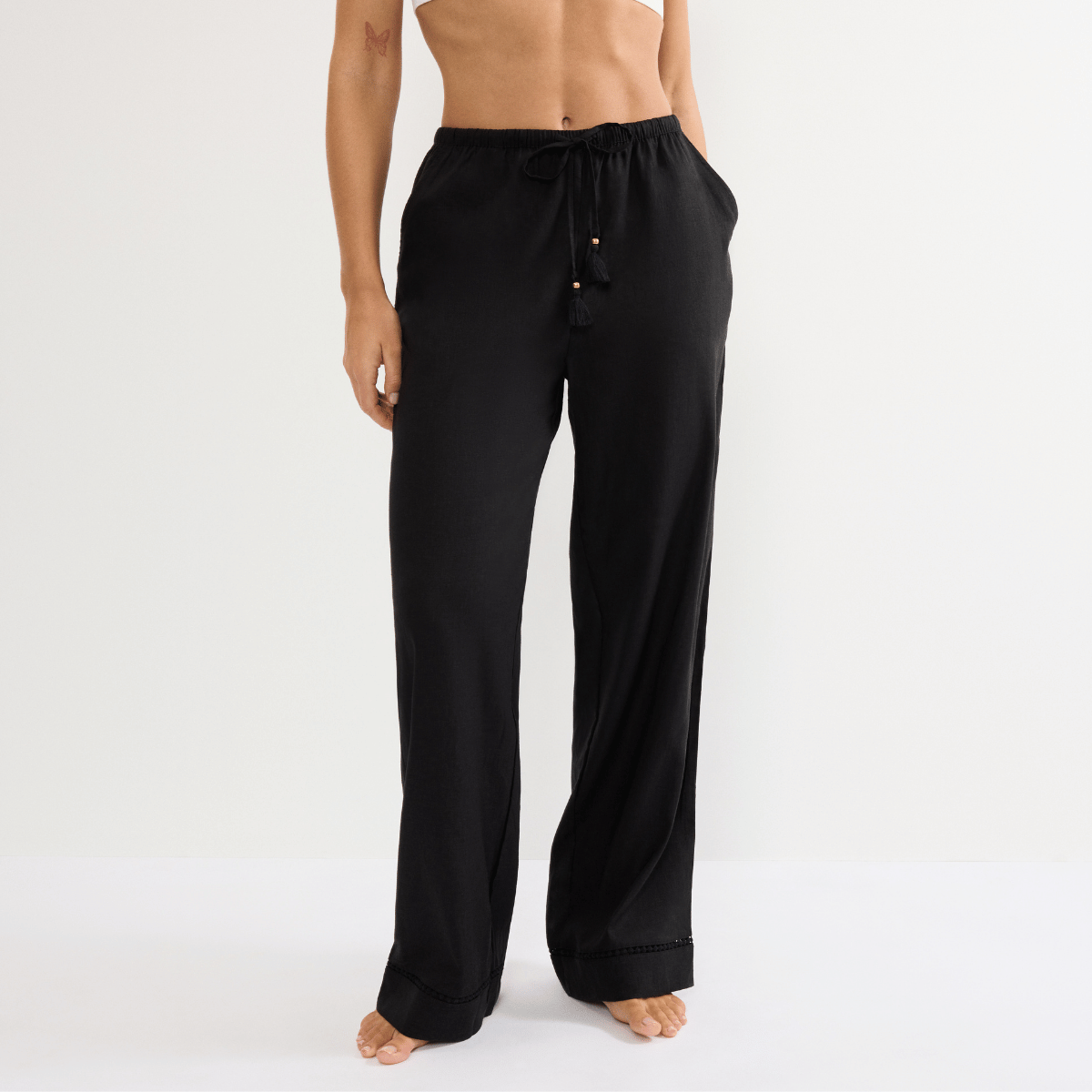 Triumph Summer Wear bukser, sort - 10227239 - 0004 - Black