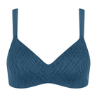 Sloggi Zero Feel Bliss The Up BH top, blå - 10228211 - 1692 - Smoky Blue