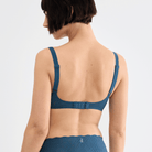 Sloggi Zero Feel Bliss The Up BH top, blå - 10228211 - 1692 - Smoky Blue