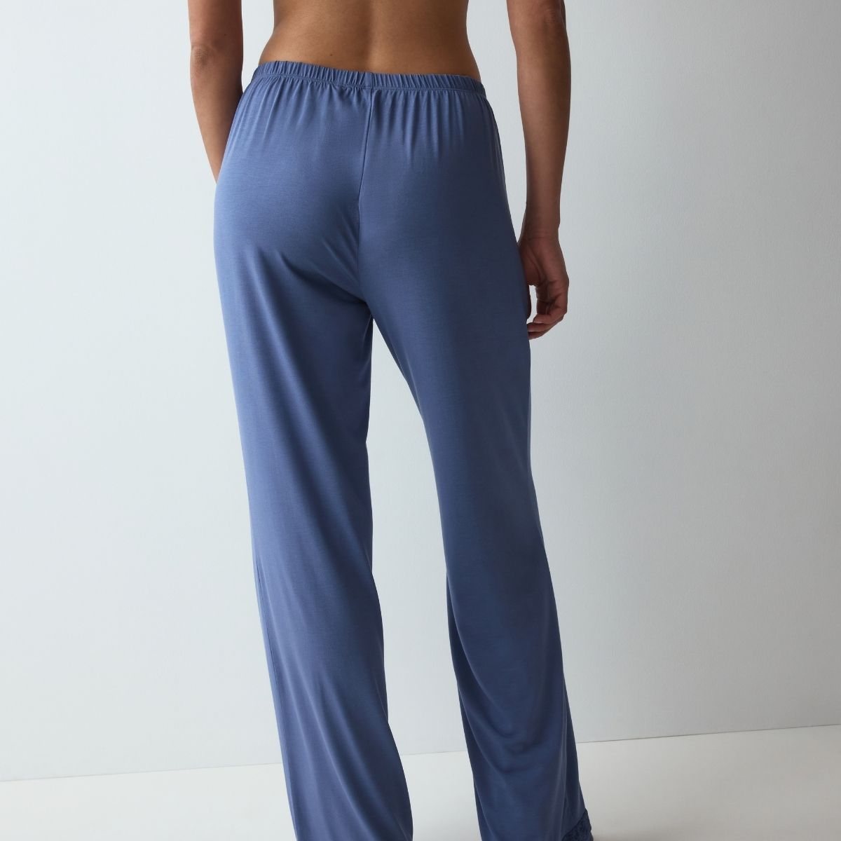 Triumph Comfort Allure natbukser, blå - 10229163 - 7873 - Indigo Veil