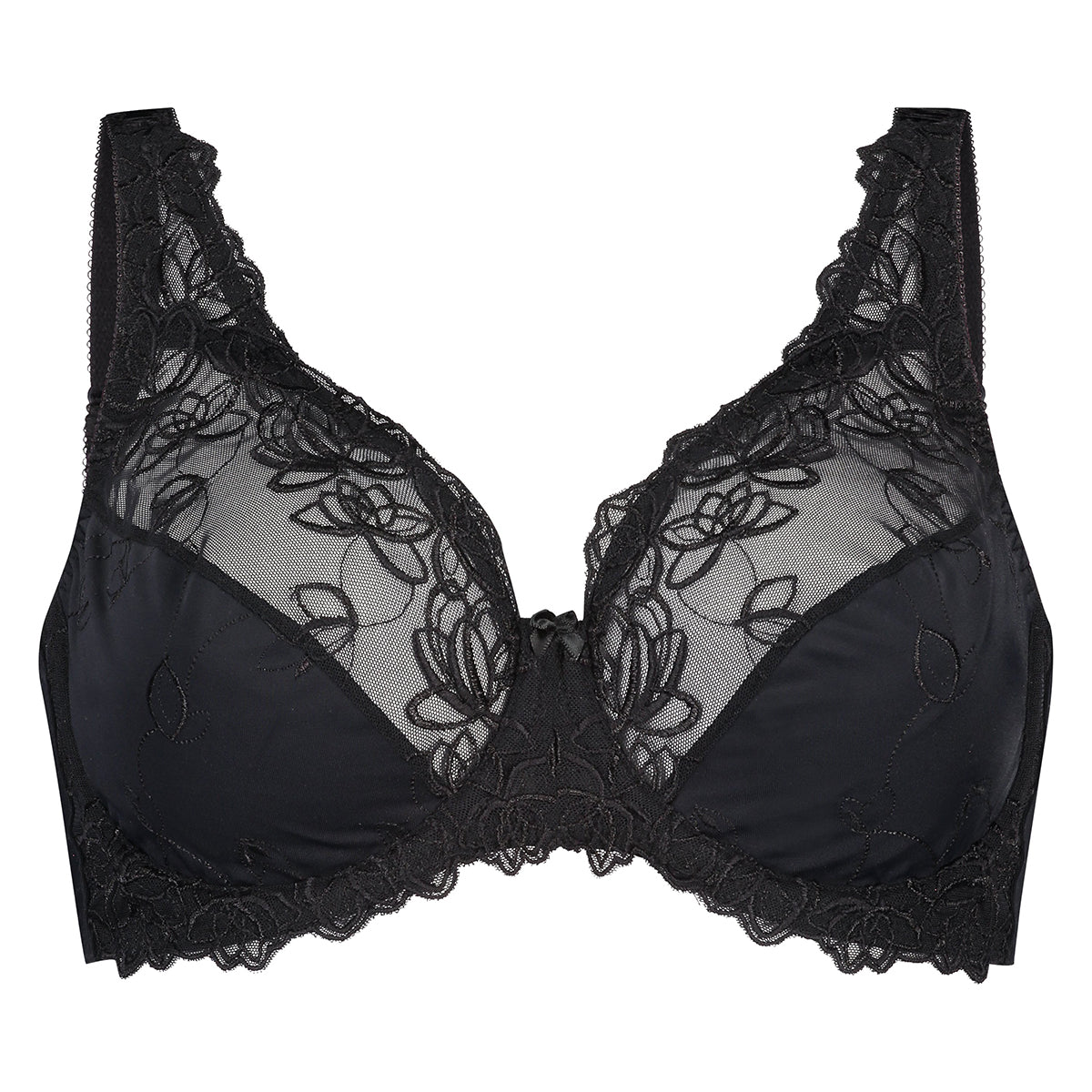 Hunkemöller Diva BH med bøjle, sort - 102513/206877 - BLACK - Black
