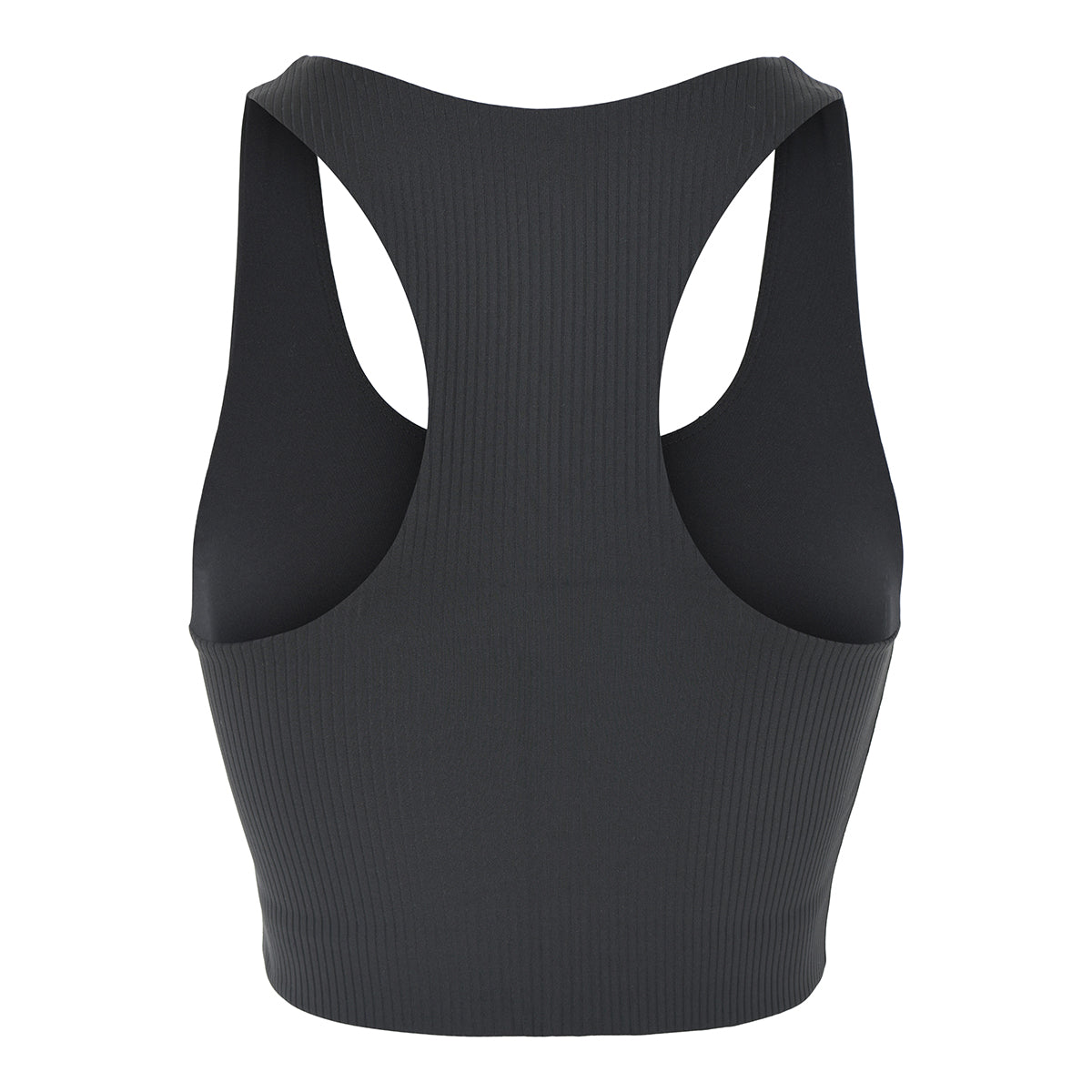 Girlfriend Collective Collective Rib Paloma sports BH, sort - 1028 - BLACK - Black