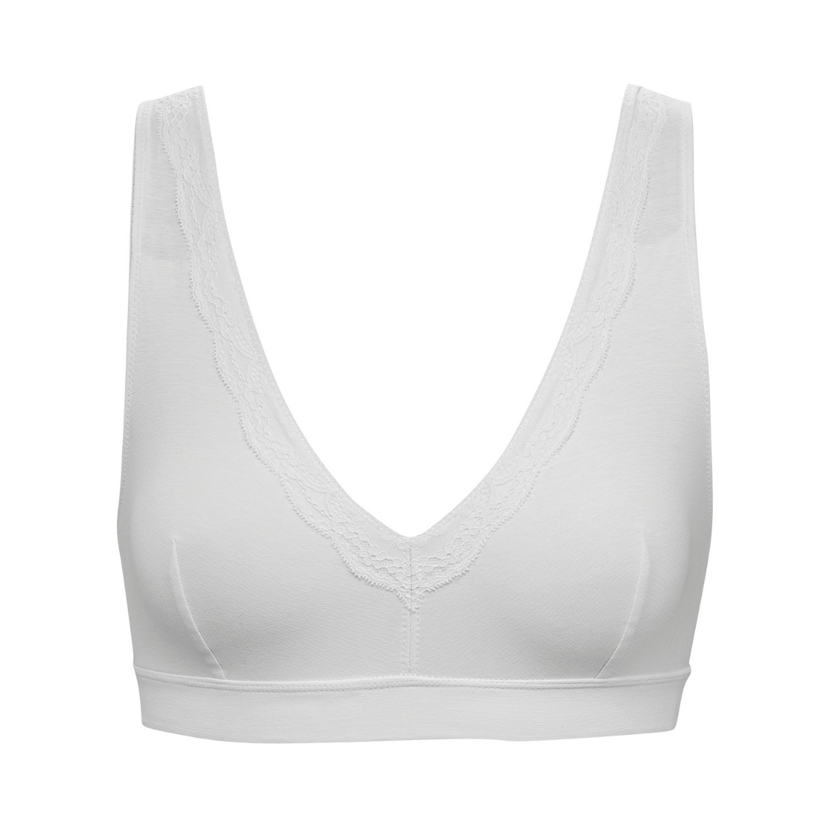 Trofé Wilma BH uden bøjle, hvid - 10298 - 1000 - White
