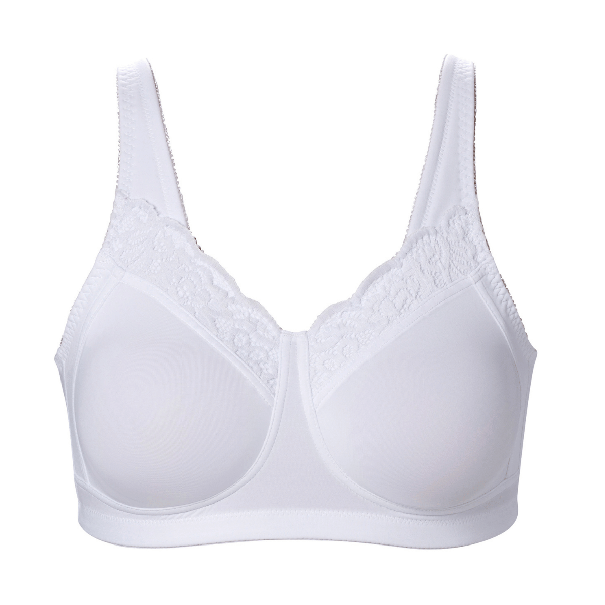 Trofé Linnea BH uden bøjle, hvid - 10813 - 1000 - White