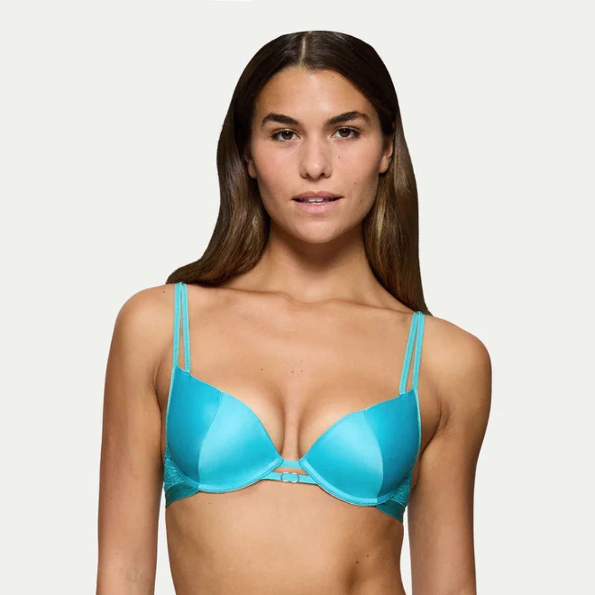 Triumph Crazy Stupid Love WHU push-up BH, turkis - 10222374 - 1605 - Ocean Blue