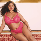 Elomi Darcie plunge BH, pink - EL302902 - AZA - Azalea