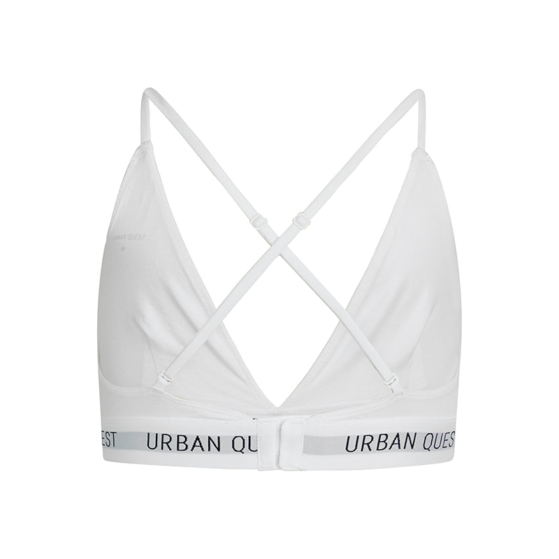 Urban Quest 2-Pack trekant BH, hvid - 1140 - 1000 - White