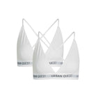 Urban Quest 2-Pack trekant BH, hvid - 1140 - 1000 - White