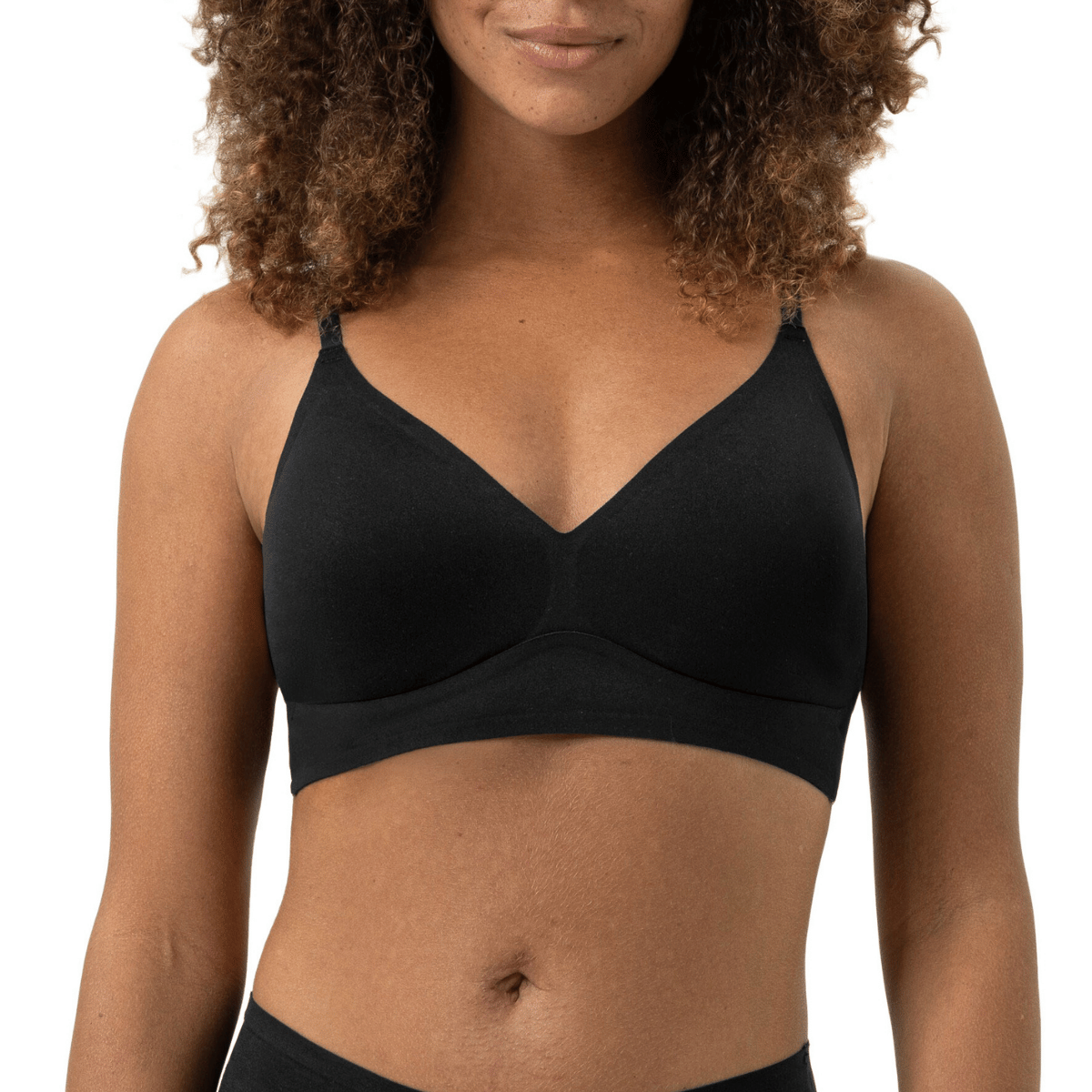 Mey Invisibles trekant BH, sort - 1150030 - 003 - Black