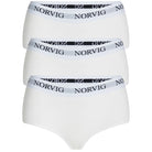Norvig 3-Pack hipster trusse, hvid - N1160 - HVID - White