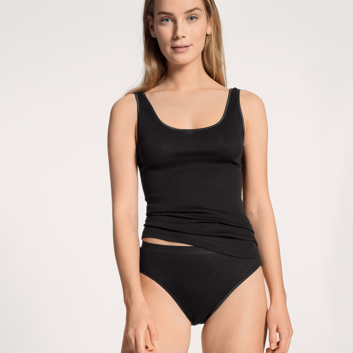 Calida Light Tank top, sort - 11600 - 992 - Black