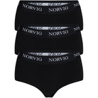 Norvig 3-Pack hipster trusse, sort - N1160 - SORT - Black