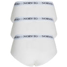Norvig 3-Pack maxi trusse, sort - N1170 - HVID - White