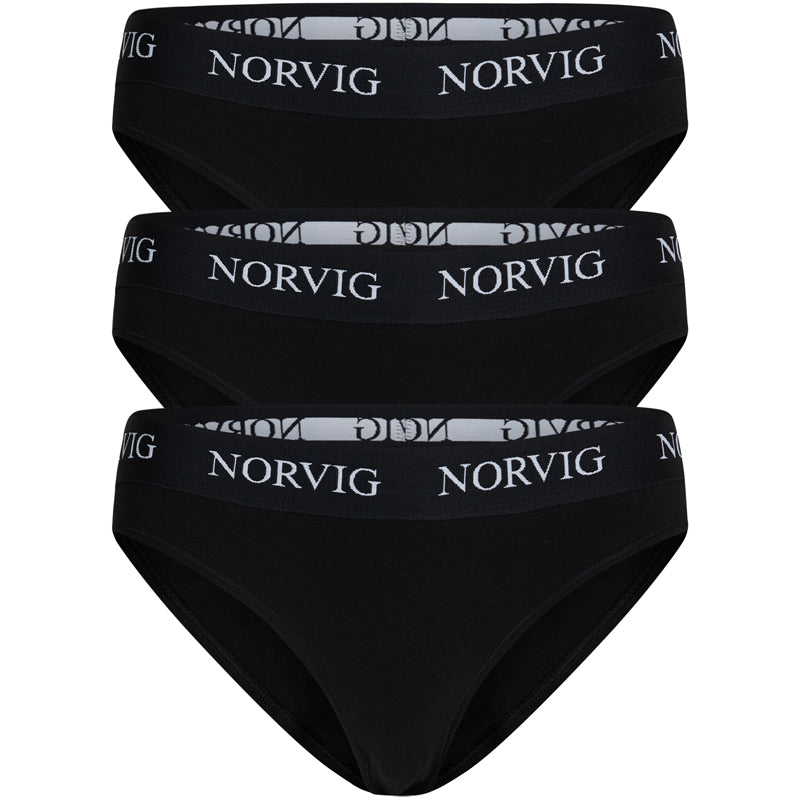 Norvig 3-Pack tai trusse, sort - N1180 - SORT - Black