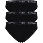 Norvig 3-Pack tai trusse, sort - N1180 - SORT - Black