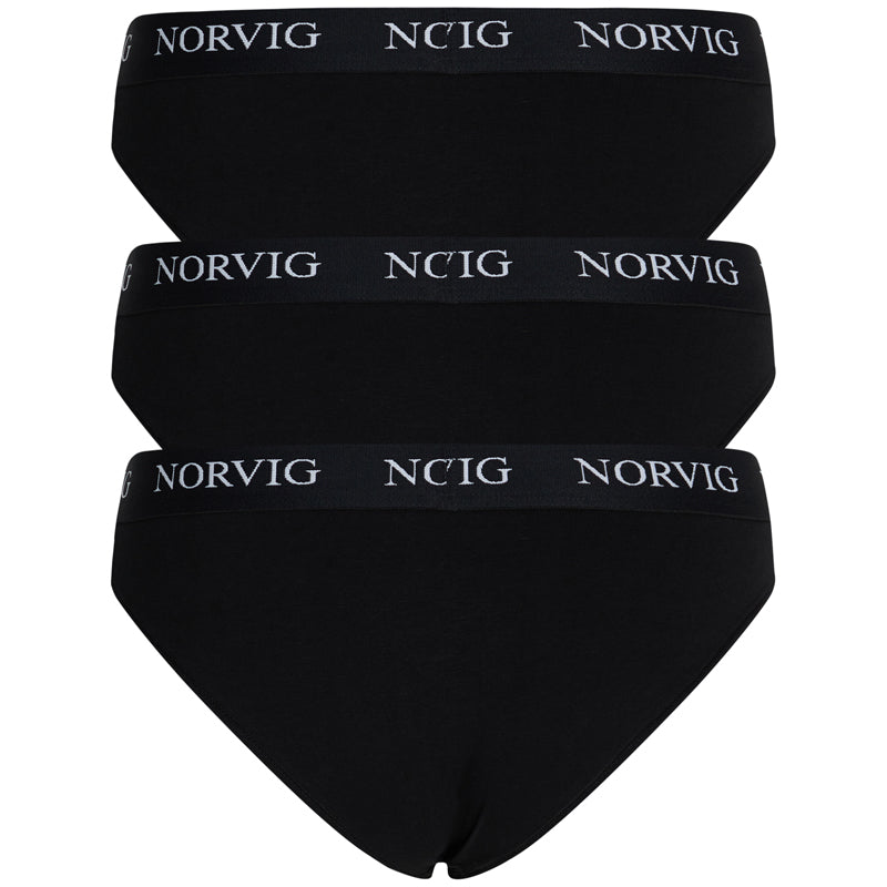 Norvig 3-Pack tai trusse, sort - N1180 - SORT - Black