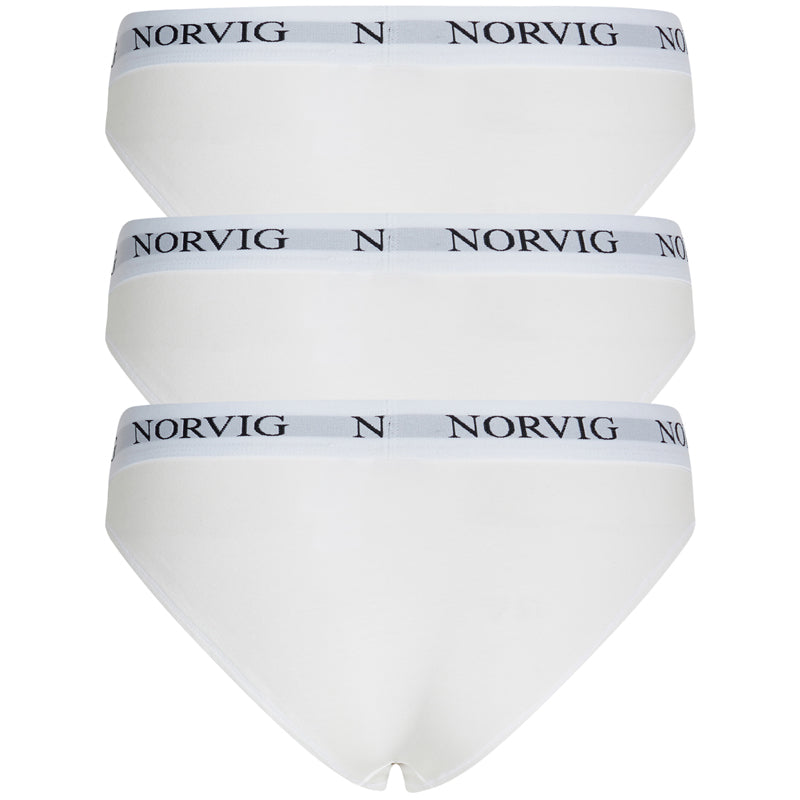 Norvig 3-Pack tai trusse, hvid - N1180 - HVID - White