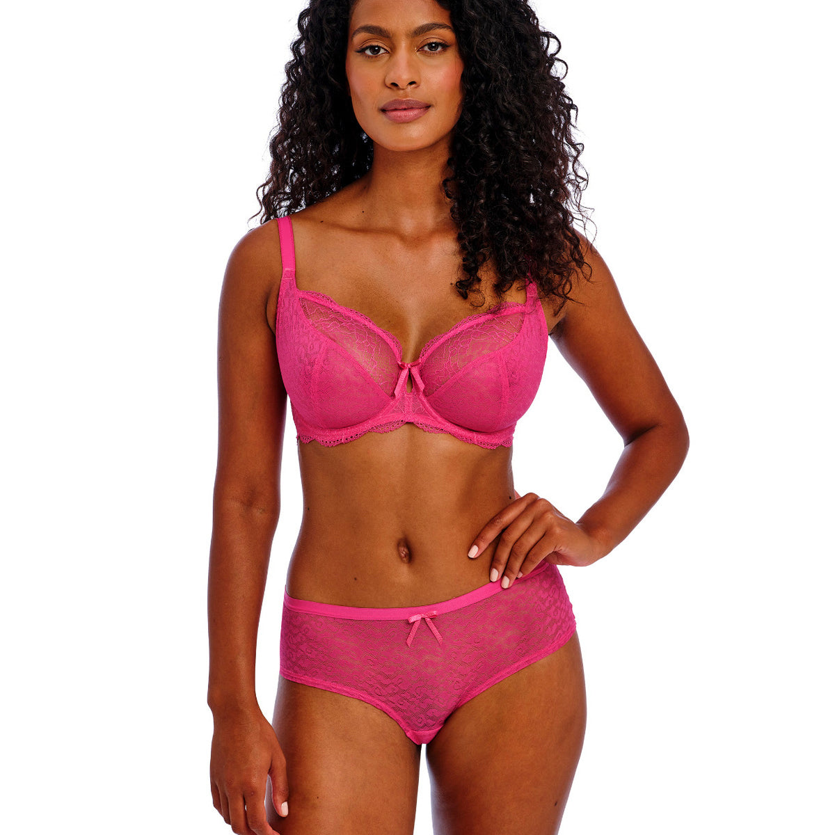 Freya Fancies BH med bøjle, pink - AA1011 - HOK - Hot Pink
