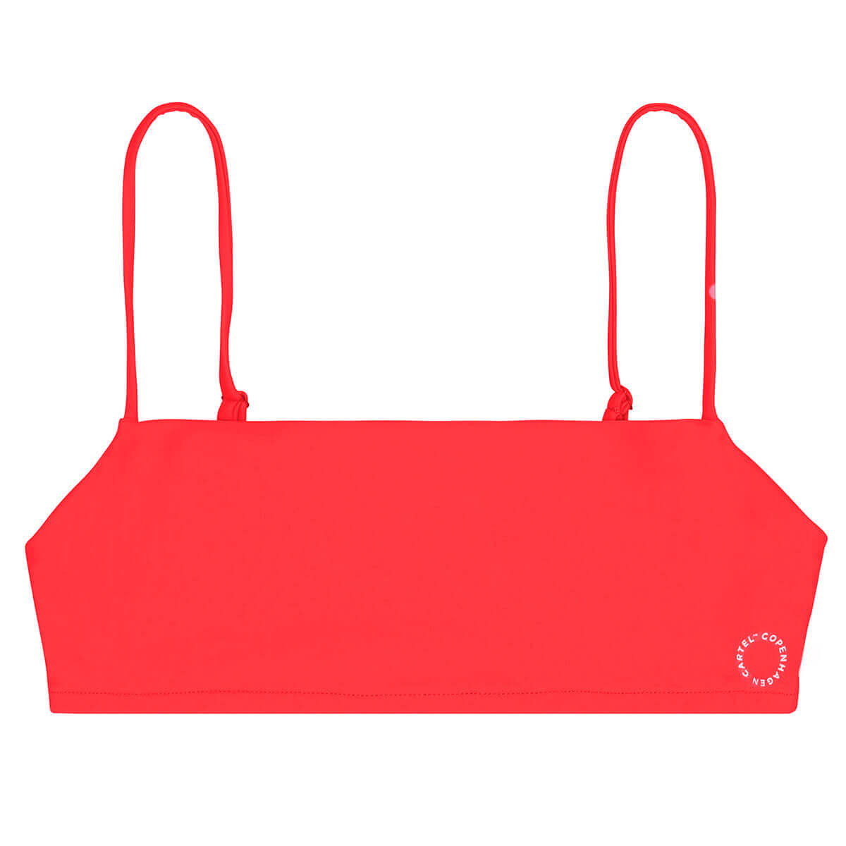 Copenhagen Cartel Sanur bikini top uden bøjle, rød - 12124 - Heat - Heat