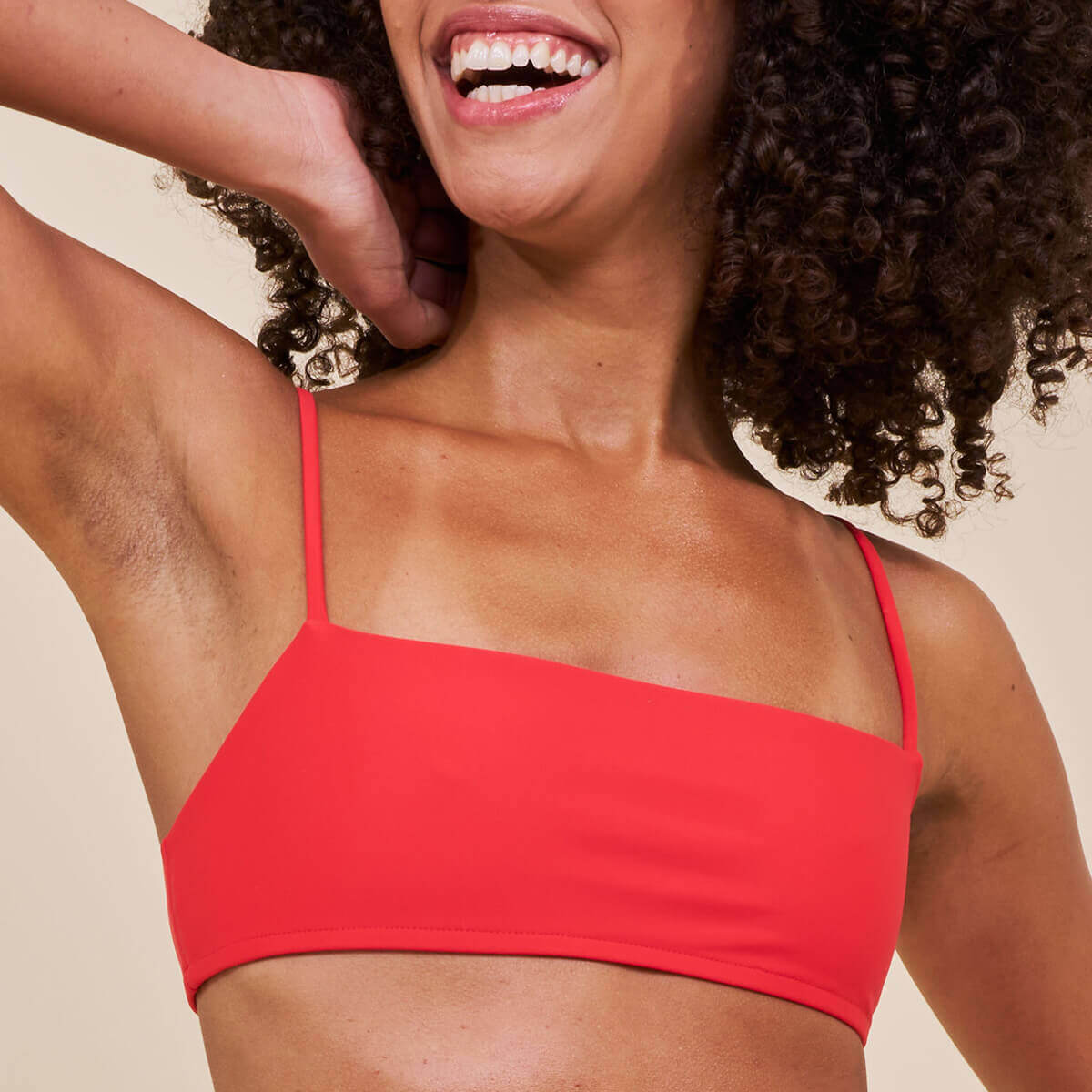 Copenhagen Cartel Sanur bikini top uden bøjle, rød - 12124 - Heat - Heat