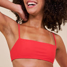 Copenhagen Cartel Sanur bikini top uden bøjle, rød - 12124 - Heat - Heat