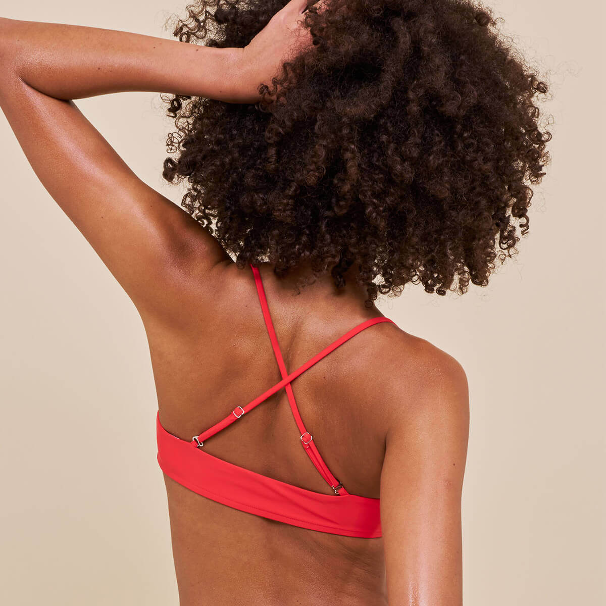 Copenhagen Cartel Sanur bikini top uden bøjle, rød - 12124 - Heat - Heat
