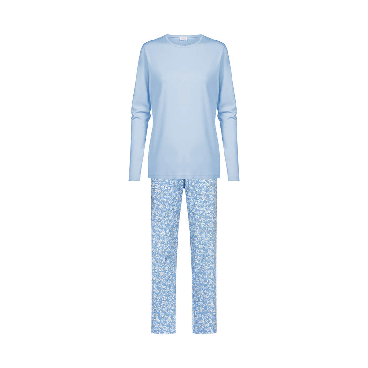 Mey Flower Meadow pyjamas, lyseblå - 1240002 - 1116 - Blue Silk