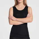 Calida True Confidence Tank top, sort - 12435 - 996 - Black