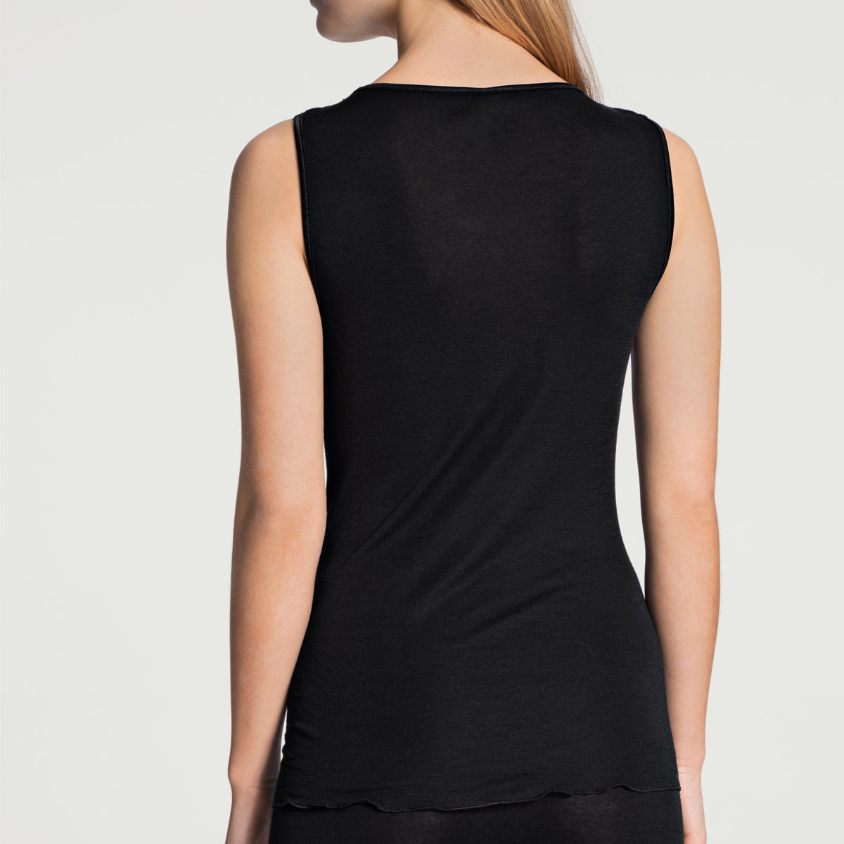 Calida True Confidence Tank top, sort - 12435 - 996 - Black