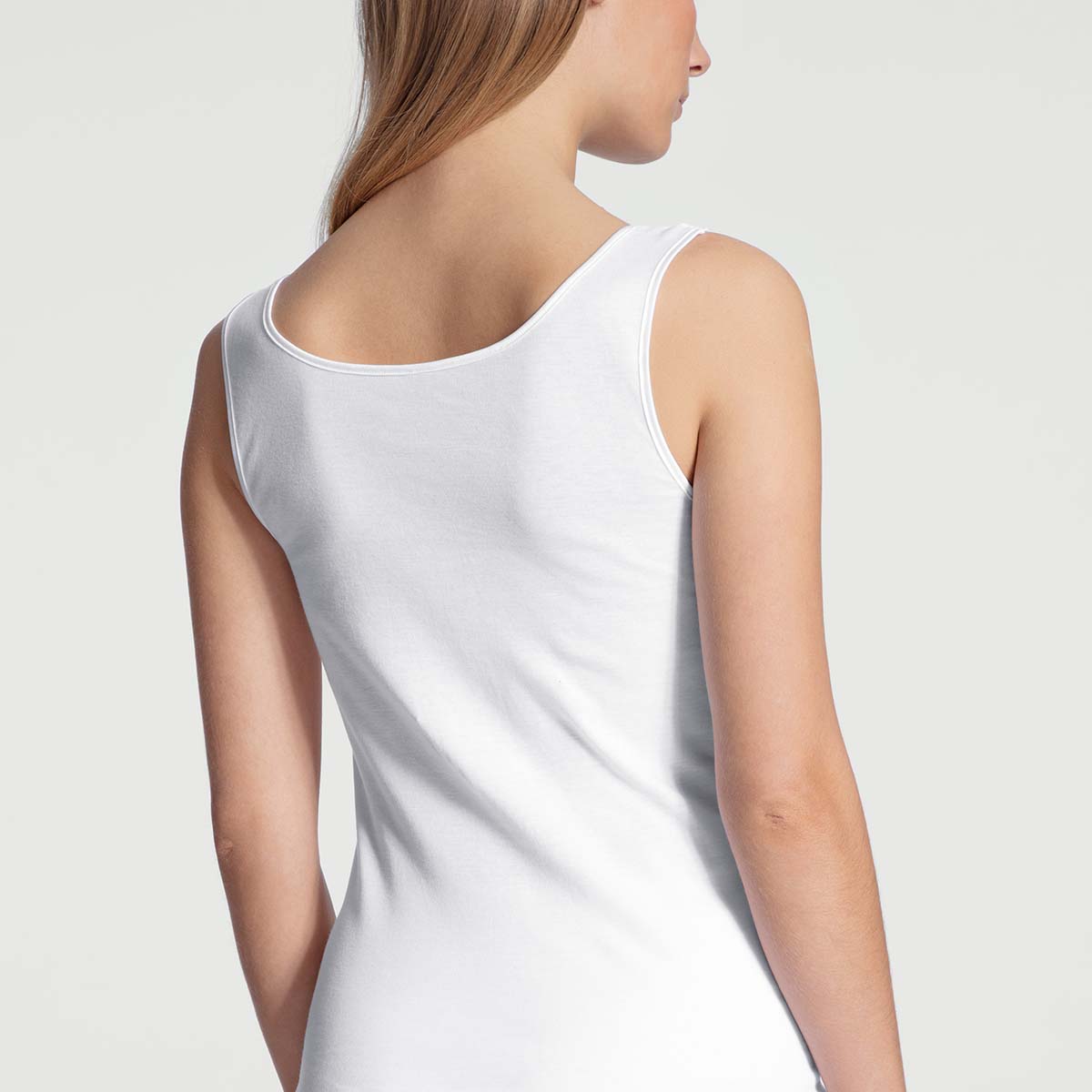 Calida Feminin Sense top, hvid - 12451 - 001 - White