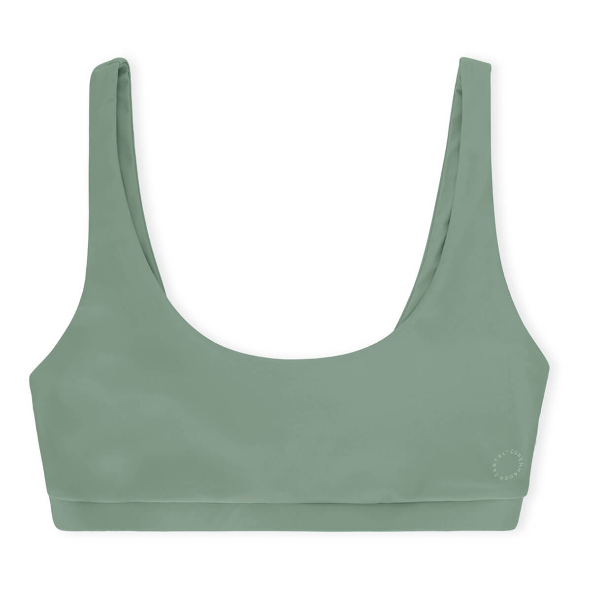 Copenhagen Cartel Agung bikini top uden bøjle, grøn - 1258 - Army - Army