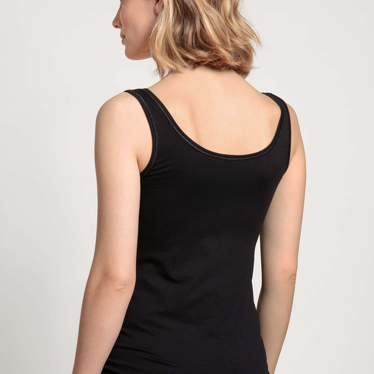 Calida Benefit Women 2-Pack top, sort - 12641 - 992 - Black