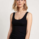 Calida Benefit Women 2-Pack top, sort - 12641 - 992 - Black