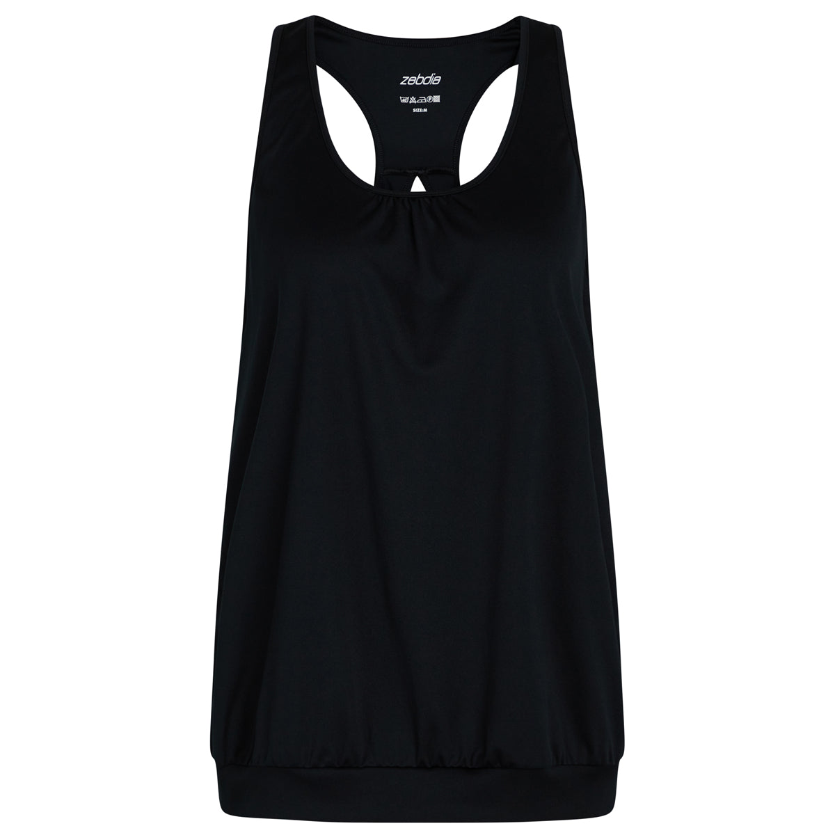 Zebdia Women Sports top, sort - 35050 - 9001 - Black
