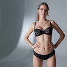 Simone Pérèle Wish balconette BH, sort - 12B330 - 015 - Black