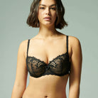 Simone Pérèle Wish balconette BH, sort - 12B330 - 015 - Black
