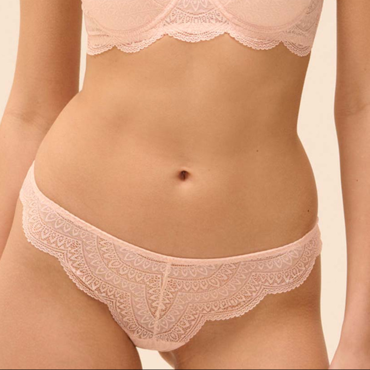 Simone Pérèle Karma tanga trusse, beige - 12V710 - 739 - Peau Rosée
